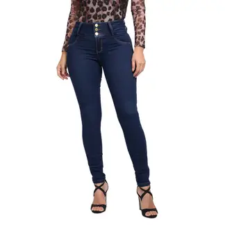 VRP BY VIVIANA RIVAS PLATA - Jean Skinny Tiro Alto Mujer
