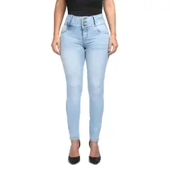 VRP BY VIVIANA RIVAS PLATA - Jean Skinny Tiro Alto Mujer