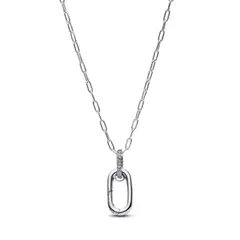 PANDORA - Collar Con Colgante Eslabón Que Se Puede Abrir