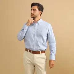TOMMY HILFIGER - Camisa Algodón Casual Hombre