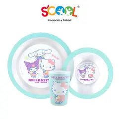 SCOOL - Set Vajilla Pp 3pz Hello Kitty