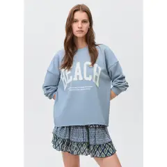 MANGO TEEN - Polera 100% Algodón Mujer