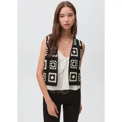 MANGO TEEN - Chaleco Tejido Mujer