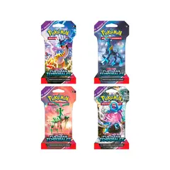 POKEMON - Cartas TCG Sleeved Booster Temporal Force En Español Aleatorio