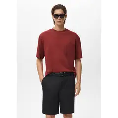 MANGO - Polo 100% Algodón Boxy Fit Hombre