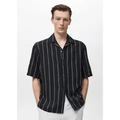 MANGO - Camisa 100% Lino Regular Fit Man