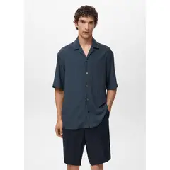MANGO - Camisa Casual Regular Fit Hombre Man