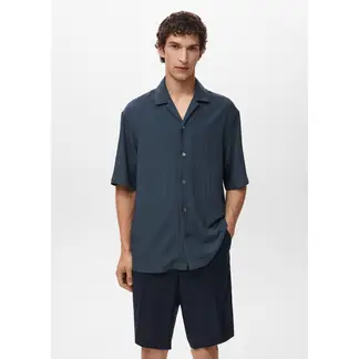 MANGO - Camisa Casual Regular Fit Hombre Man
