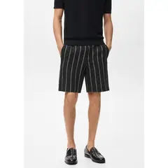 MANGO - Short 100% Lino Regular Fit Man