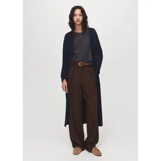 MANGO - Abrigo De Punto Mujer