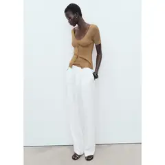 MANGO - Polo Jersey Mujer