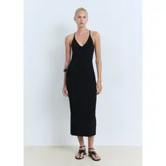 MANGO - Vestido Largo Mujer