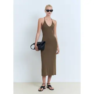 MANGO - Vestido Largo Mujer