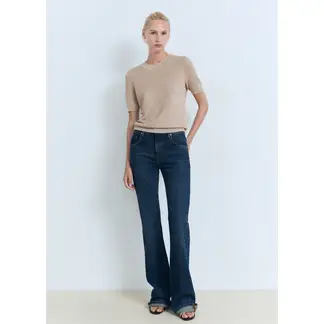 MANGO - Polo Chompa Manga Corta Mujer