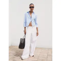 MANGO - Blusa Casual Mujer