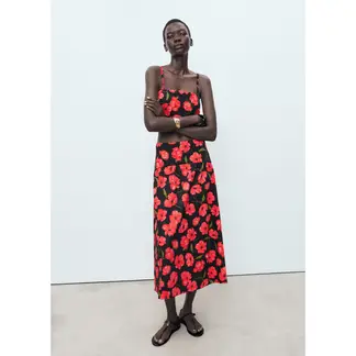 MANGO - Falda Midi Mujer