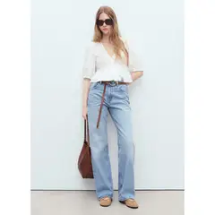 MANGO - Blusa Sin Mangas Mujer