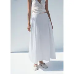 MANGO - Falda Larga Mujer