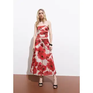 MANGO - Falda Larga Mujer