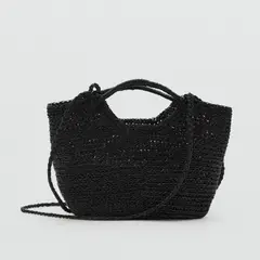 MANGO - Bandolera Platino Mujer