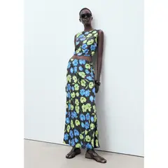 MANGO - Falda Larga Mujer