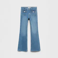 MANGO KIDS - Jean Flare Niña Algodón
