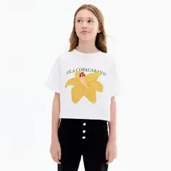 MANGO KIDS - Jean Paperbag Niña Algodón