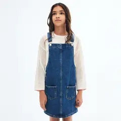 MANGO KIDS - Vestido Niña Algodón