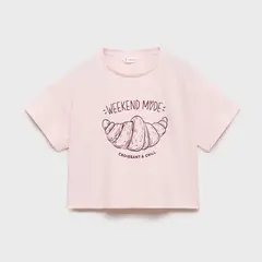 MANGO KIDS - Polo Niña Manga Corta Algodón