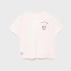 MANGO KIDS - Polo Niña Manga Corta Algodón Lilo Y Stitch