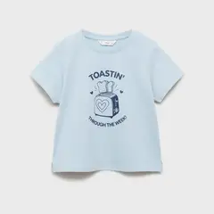 MANGO KIDS - Polo Niña Manga Corta Algodón