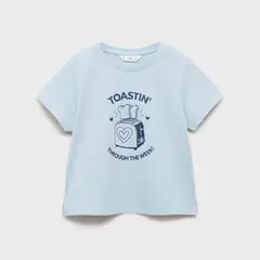 MANGO KIDS - Polo Niña Manga Corta Algodón