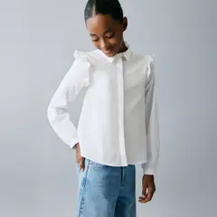 MANGO KIDS - Blusa Niña Algodón