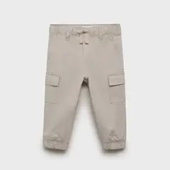 MANGO KIDS - Pantalón Cargo Bebé Niño Algodón