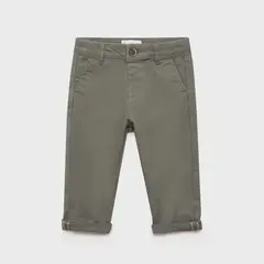 MANGO KIDS - Pantalón Bebé Niño Algodón