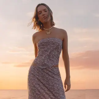 SYBILLA - Top Strapless Mujer x Half Naked