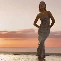 SYBILLA - Falda Larga Mujer x Half Naked