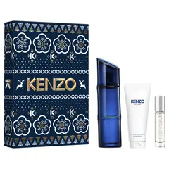 KENZO - Set Homme Eau De Toilette Intense 110 Ml + Travel Spray 10 Ml + Shower Gel 75 Ml
