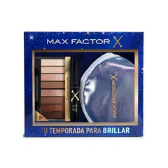 MAX FACTOR - Pack Paleta De Sombras Masterpiece Capuccino + Delineador Hi Fi Negro + Mini Neceser