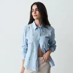 NAF NAF - Blusa Manga Larga Mujer