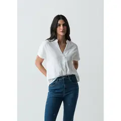NAF NAF - Blusa Manga Corta Mujer