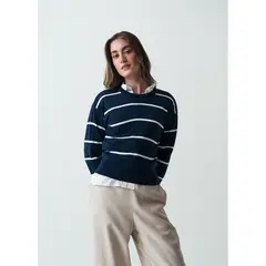 NAF NAF - Chompa Manga Larga Mujer