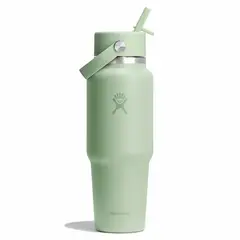 HYDROFLASK - Botella 32 Oz Travel Straw Aloe