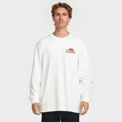 BILLABONG - Polo Hombre Manga Larga Double Spread Og Blanco