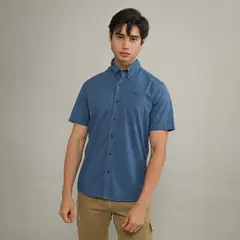 HUNTINGTON - Camisa Algodón Regular Fit Manga Larga Hombre