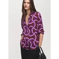 MANGO - Blusa Manga Larga Mujer
