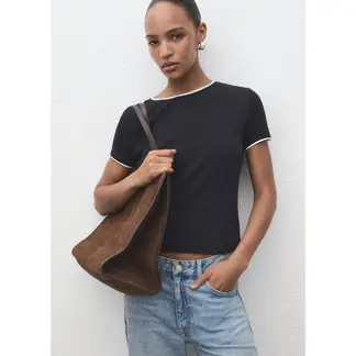 MANGO - Polo Manga Corta Mujer