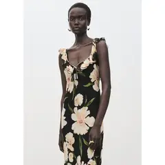 MANGO - Vestido Largo Mujer