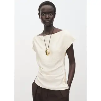 MANGO - Blusa Asimétrica Mujer