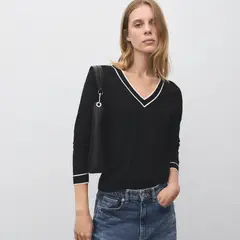 MANGO - Chompa Manga Larga Mujer